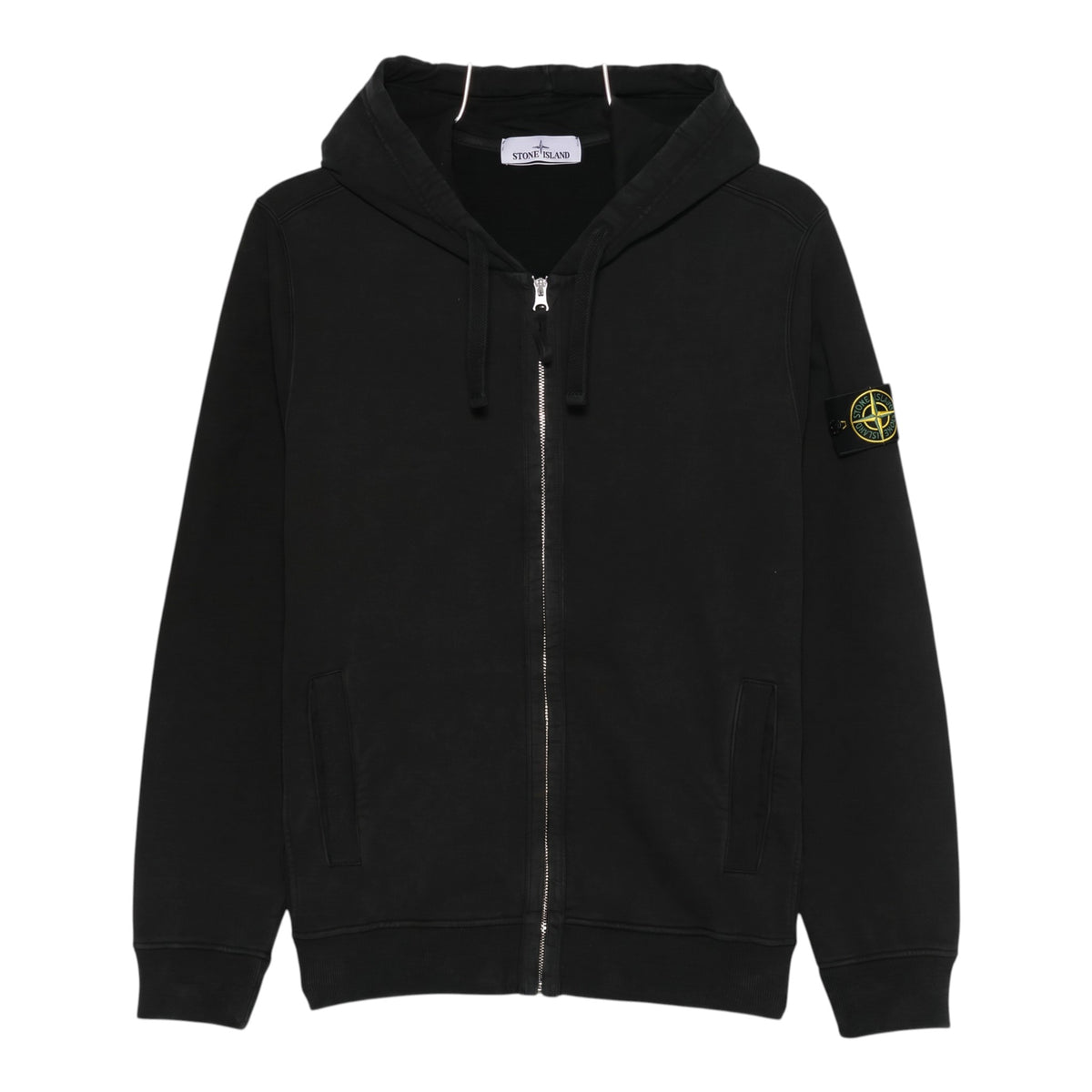Stone Island Organic Cotton Fleece Zip Up
