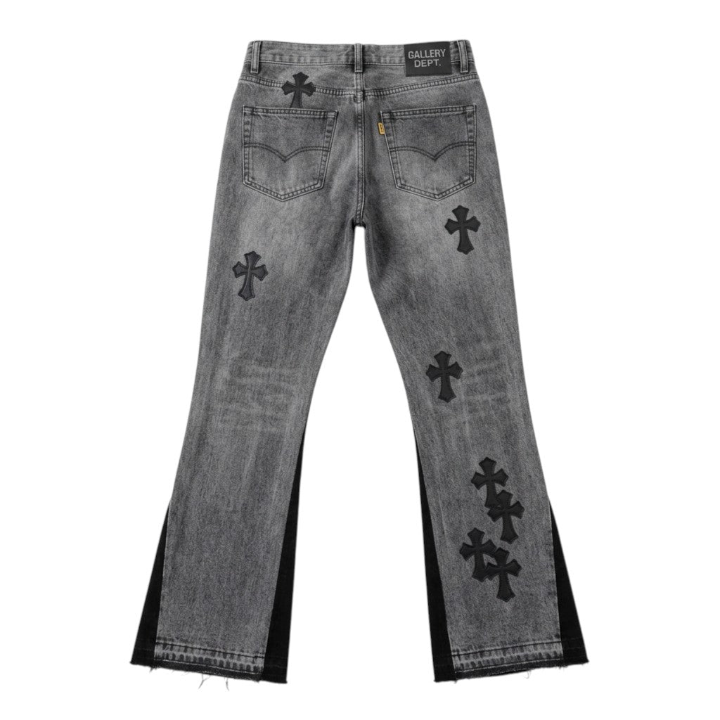 Chrome Hearts x Gallery Dept Flared Black Jeans