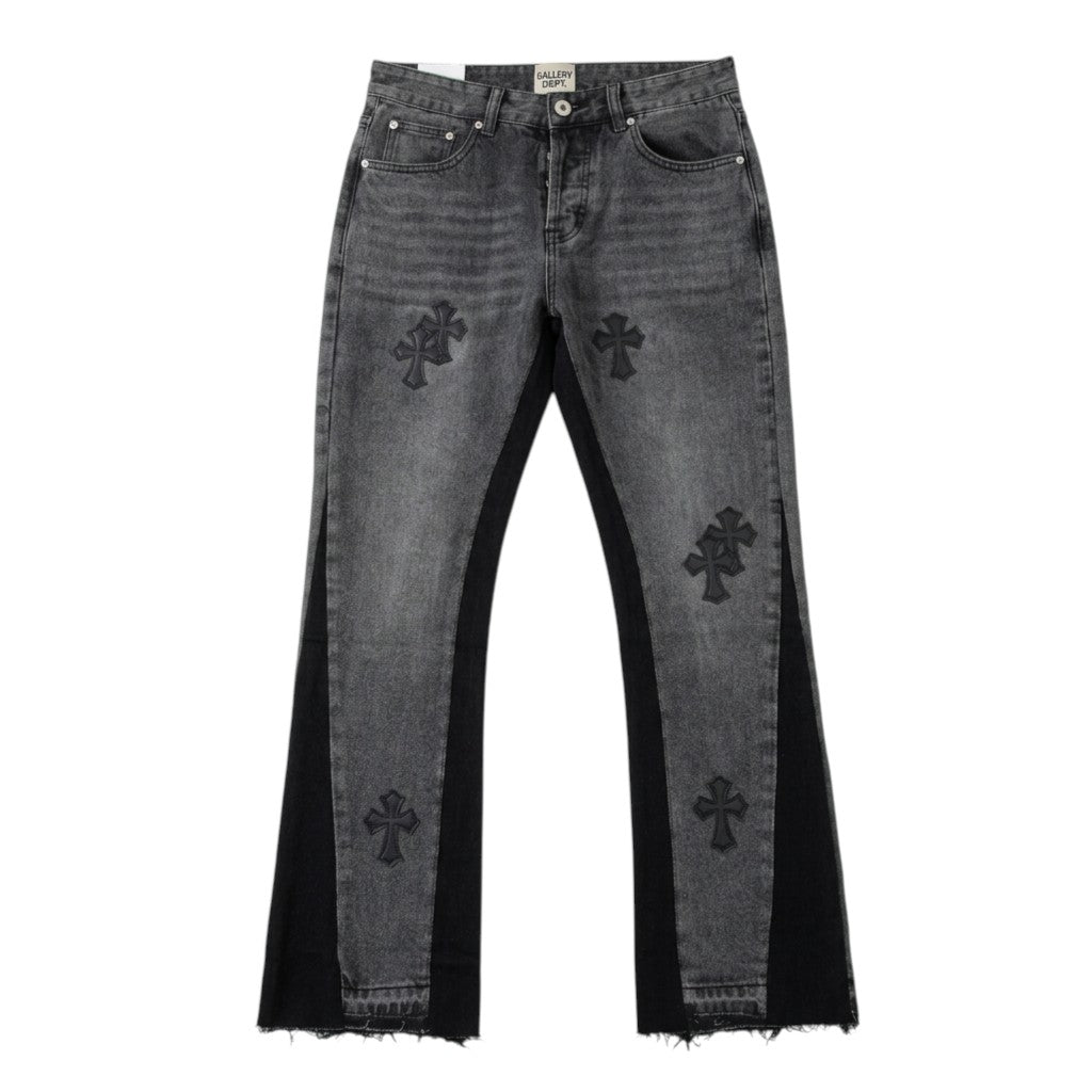Chrome Hearts x Gallery Dept Flared Black Jeans
