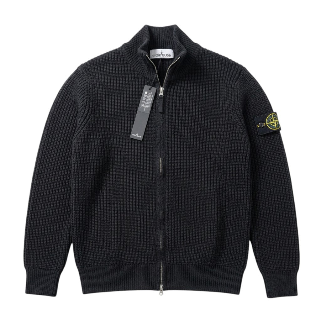 Stone Island Ribbed Cardigen Zip - UP