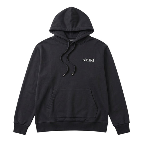 Amiri Black Floral Palm Hoodie