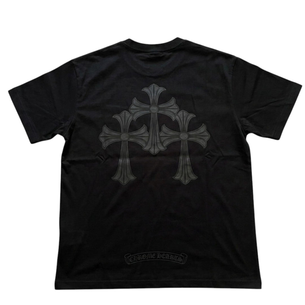 Chrome Hearts Triple Monochrome Cross T-shirt