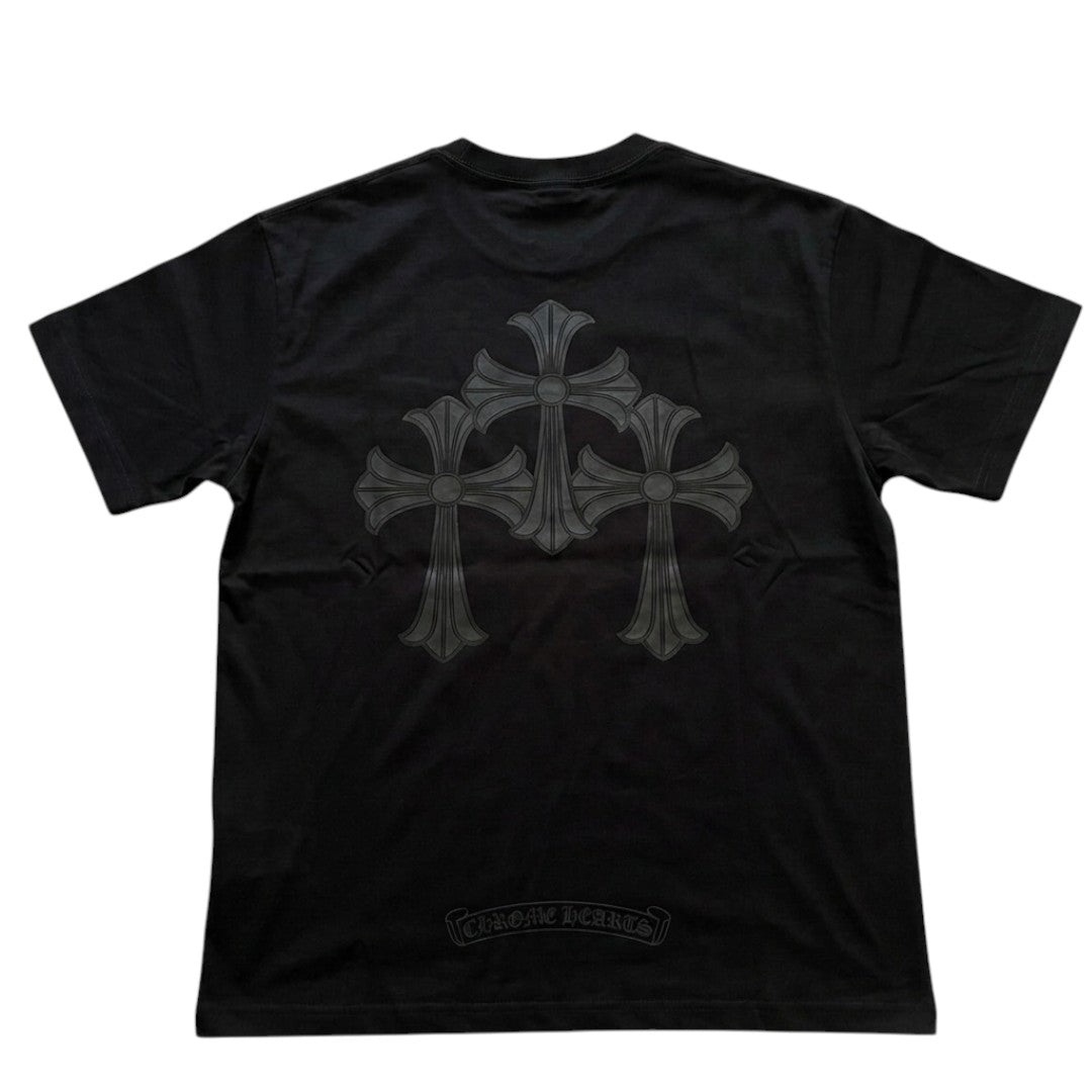 Chrome Hearts Triple Monochrome Cross T-shirt