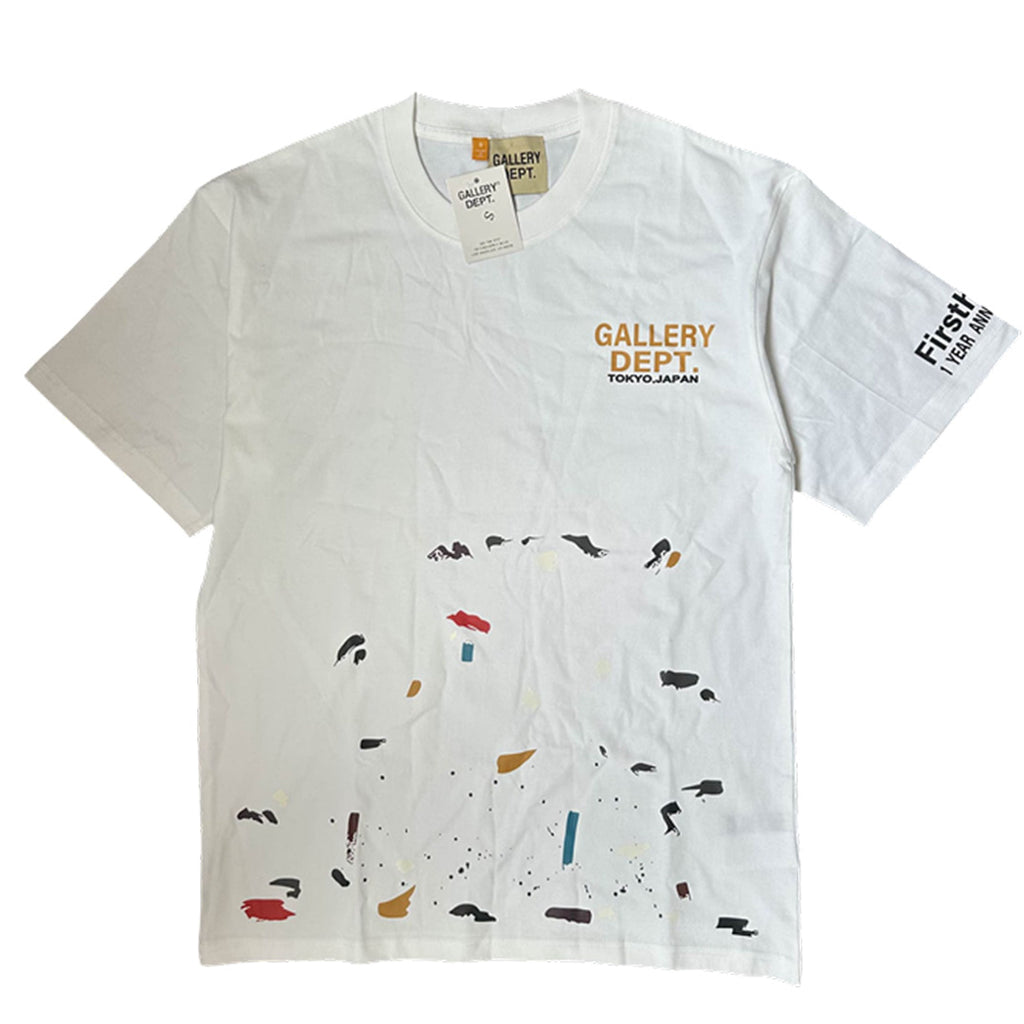 Gallery Dept White Grafitti T-shirt