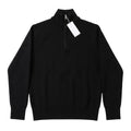 Maison Margiela Black Cardigan Quarter Zip