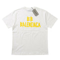 Balenciaga - Yellow Tape Distressed T-Shirt