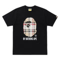 BAPE x Burberry  Bathing Ape Check by Bathing Tee Black
