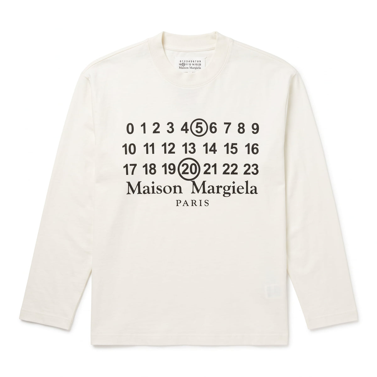 Maison Margiela Long Sleeve White Shirt