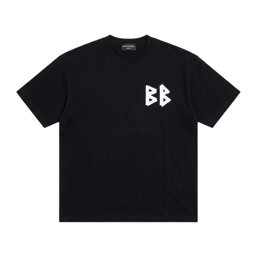Balenciaga - White Tape Distressed T-Shirt