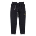 Stone Island Black Cotton Fleece Cargo Sweatpants