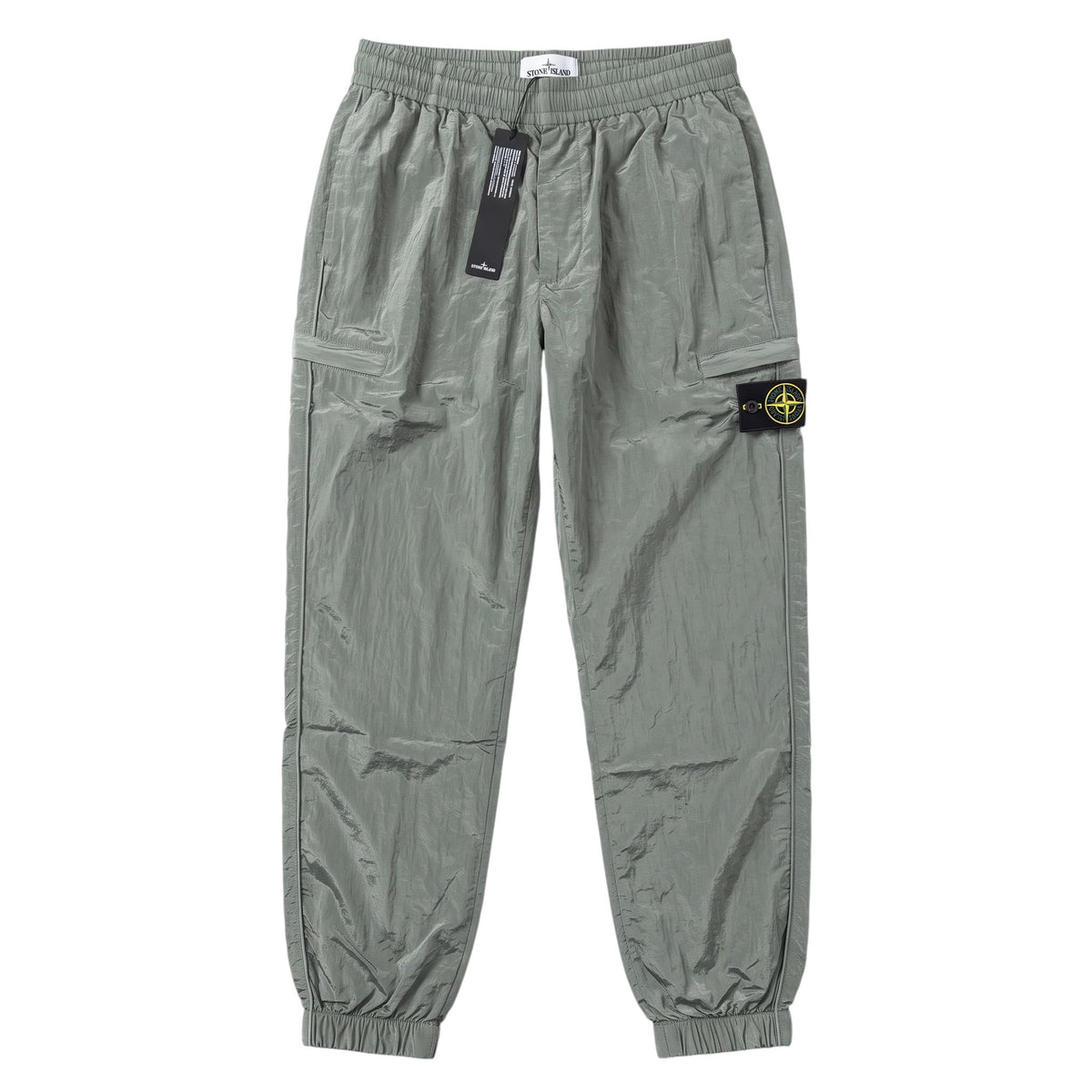 Stone Island Sage Green Nylon Metal Cargo Pants