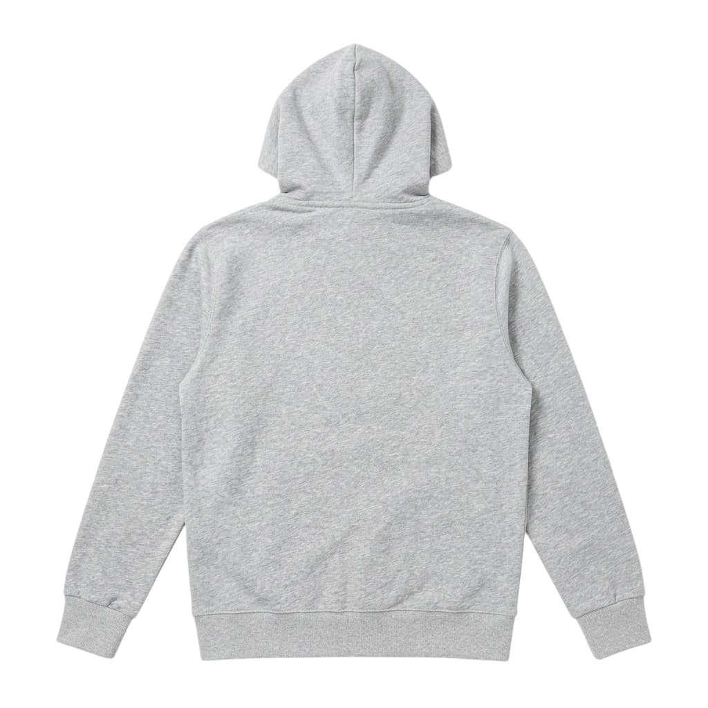 Celine Gray Zip-Up Hoodie with Logo Print on Hood