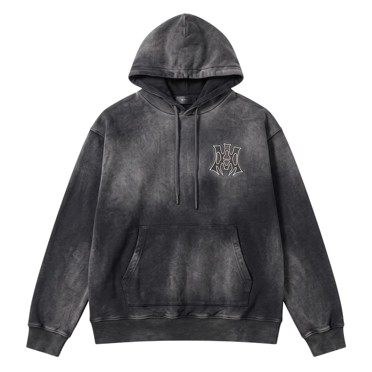 Amiri Hollywood Crest Faded Black Hoodie