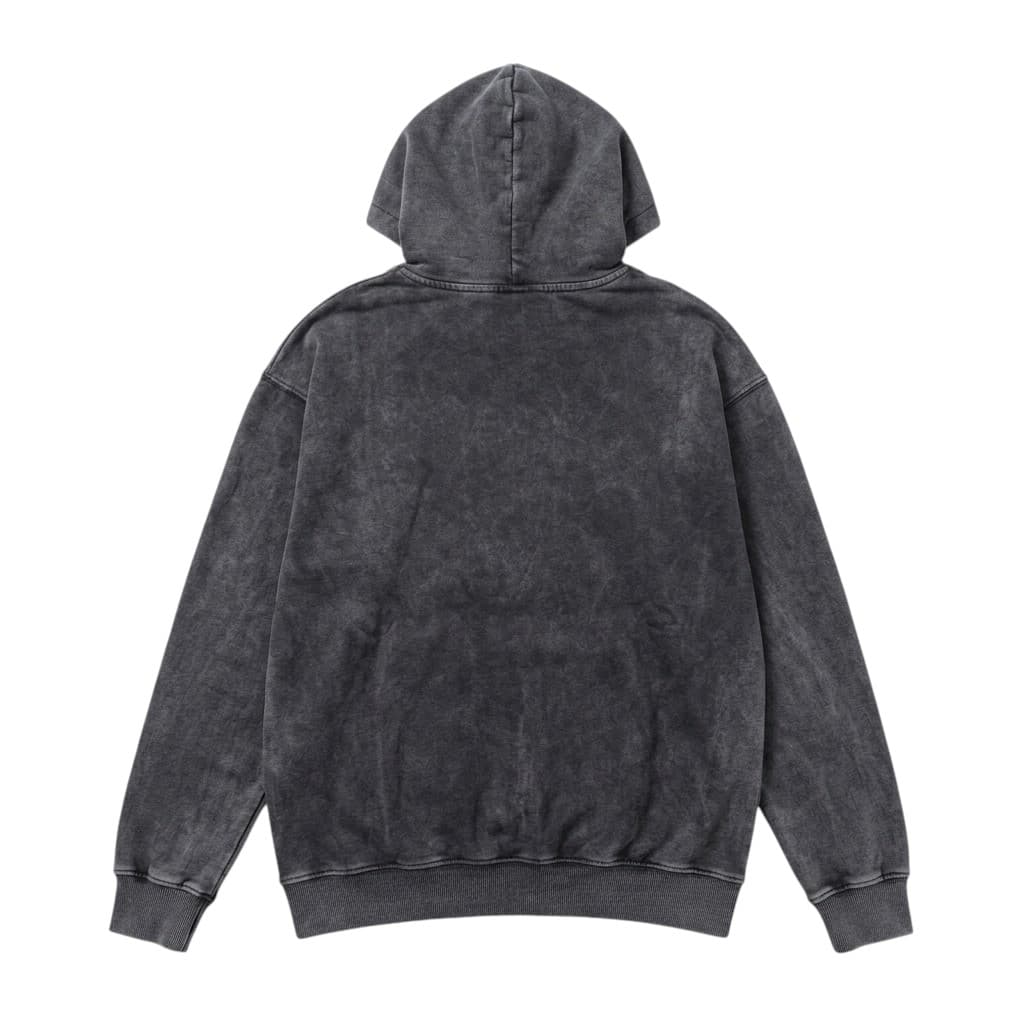 Amiri Vintage Washed Grey Hoodie with Distressed MA Bar Logo