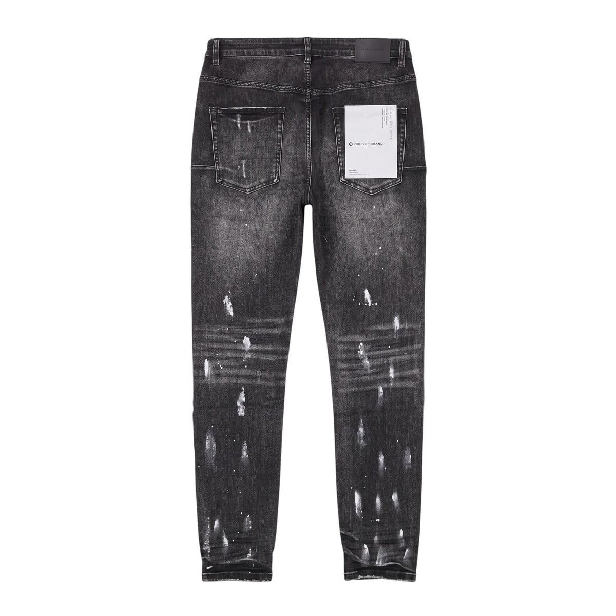 Purple Brand P001 Black Wash Splatter Jeans