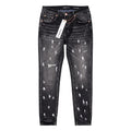 Purple Brand P001 Black Wash Splatter Jeans