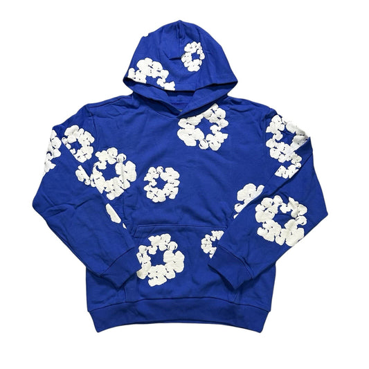 DT Blue  Cotton Wreath Hoodie