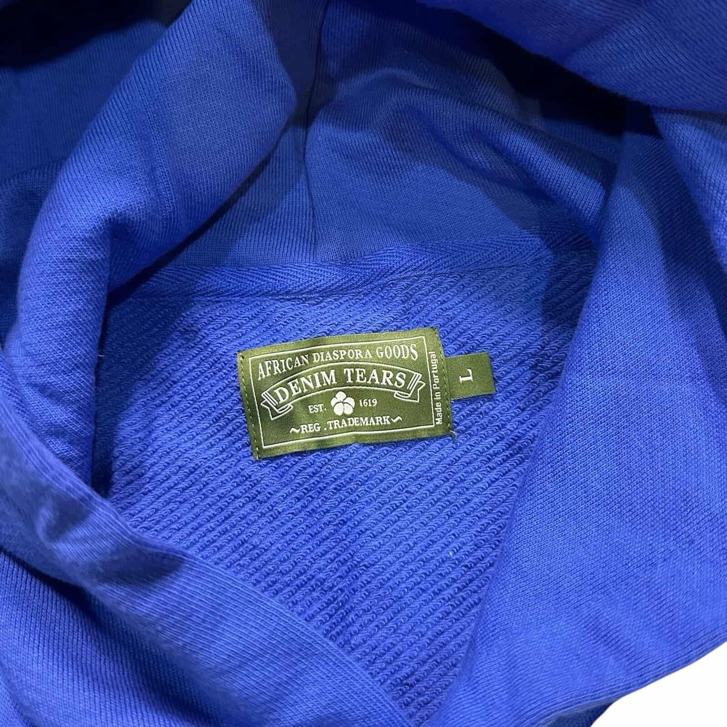 DT Blue  Cotton Wreath Hoodie