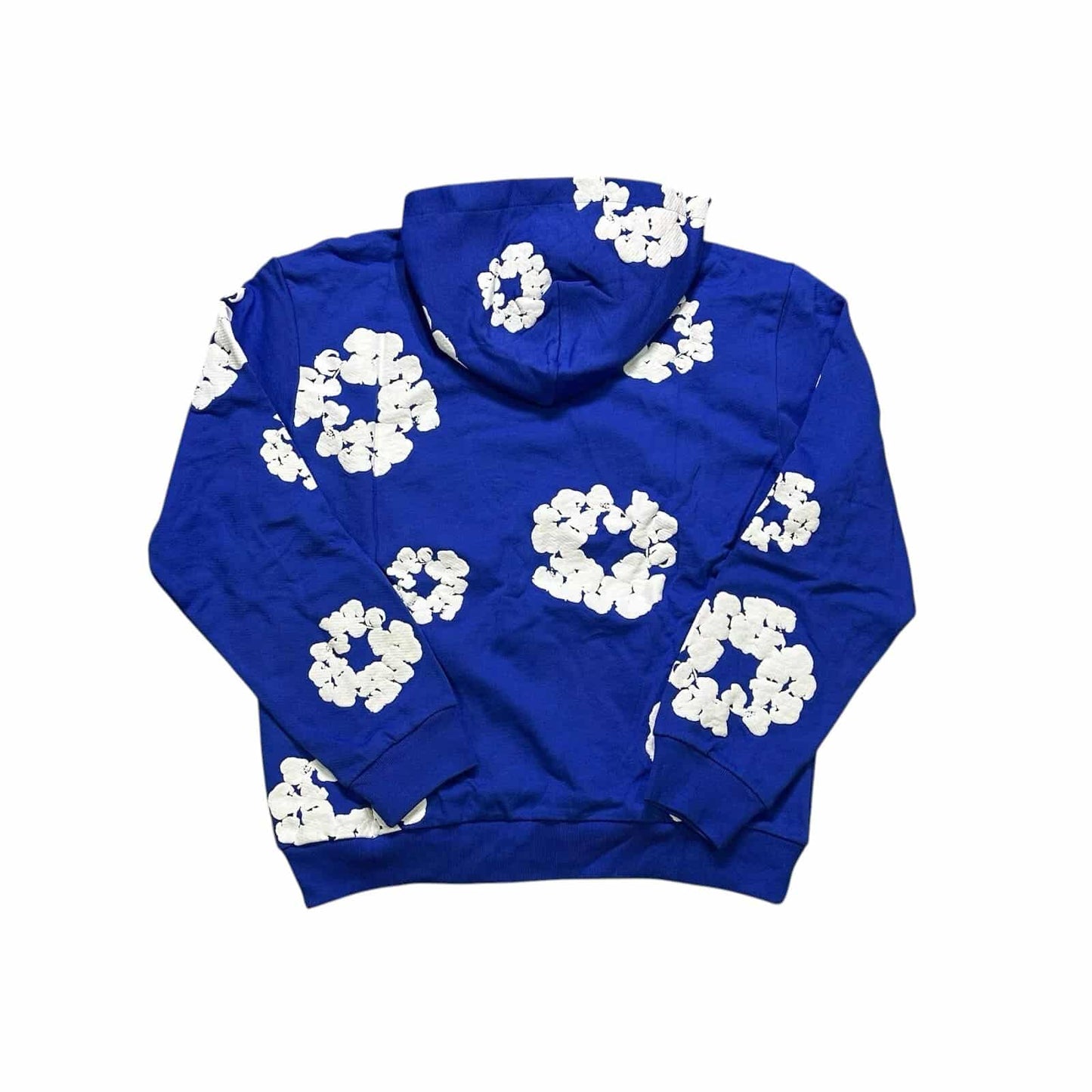 DT Blue  Cotton Wreath Hoodie