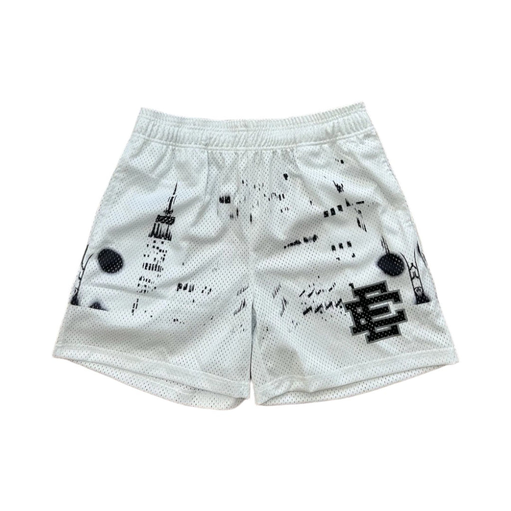Eric Emanuel EE White NY Shorts