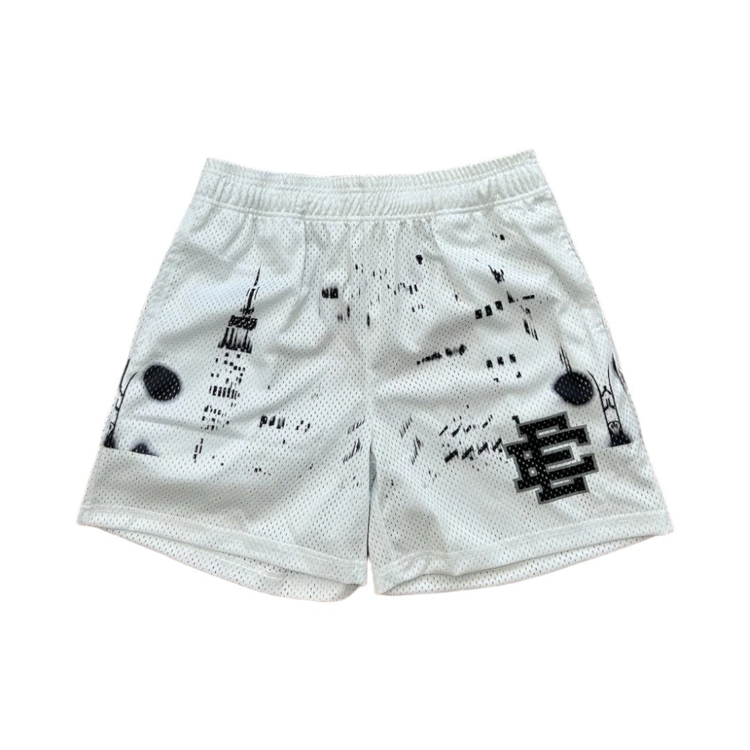 Eric Emanuel EE White NY Shorts