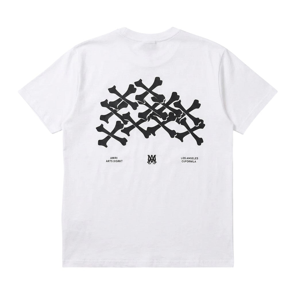Amiri White Stacked Bones T-shirt