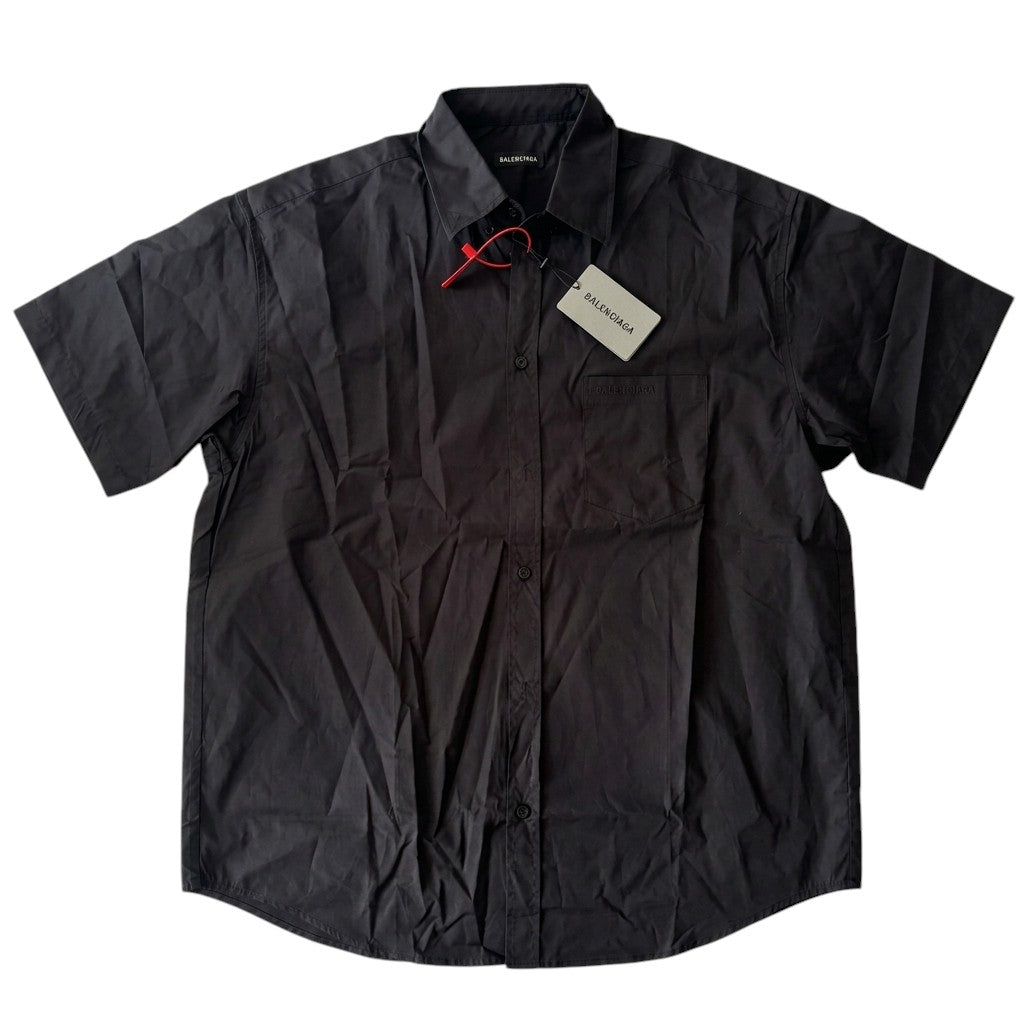 Balenciaga Red Tape Oversized Shirt