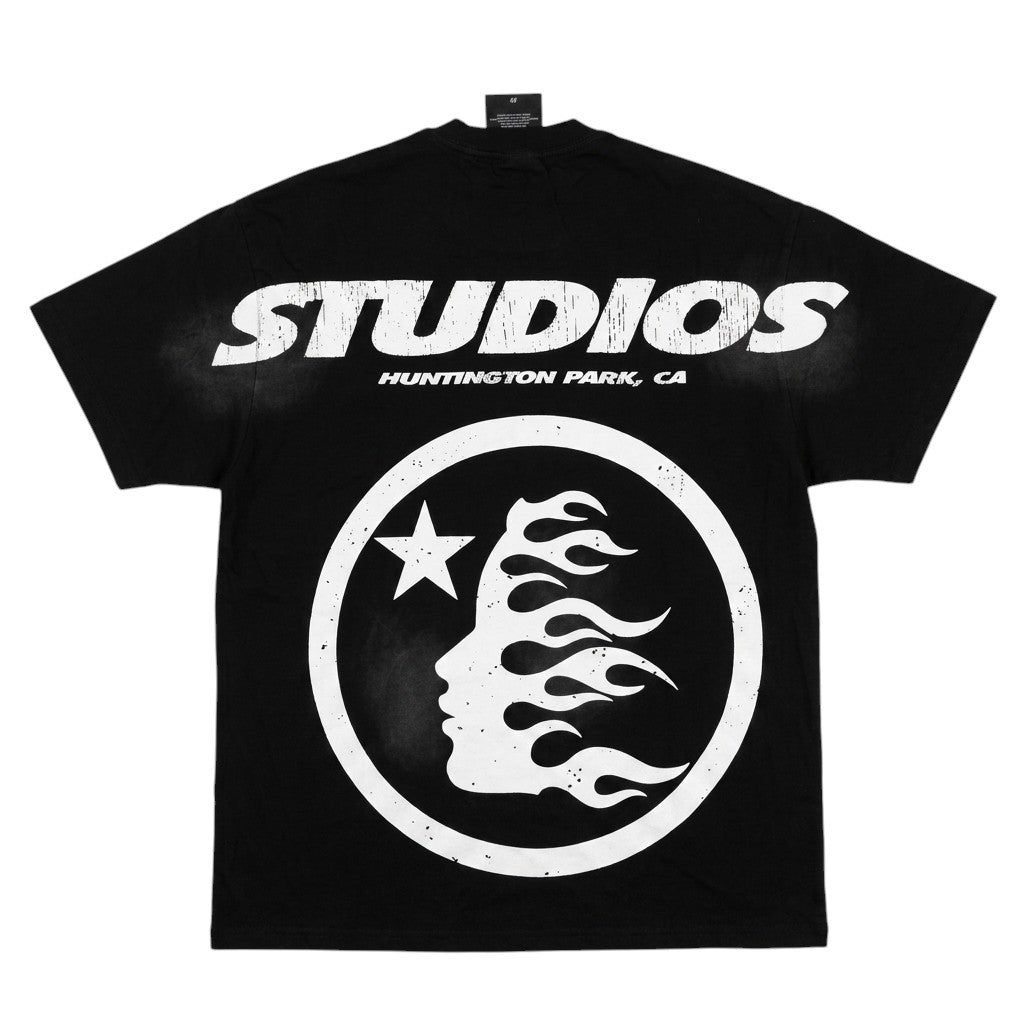 Hellstar Studios Black Washed Design T-shirt