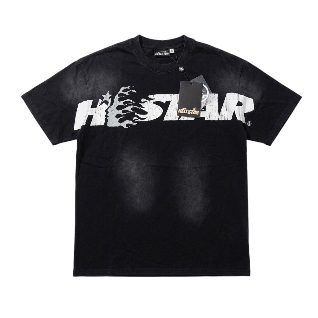 Hellstar Studios Black Washed Design T-shirt
