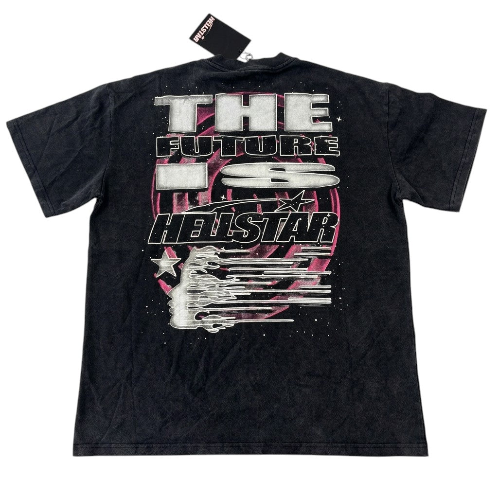 Hellstar Rare Gray Washed T-shirt '' The Future ''