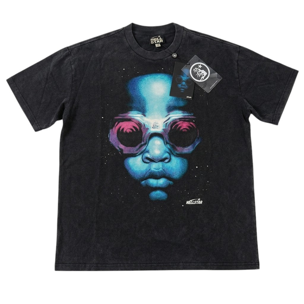 Hellstar Rare Gray Washed T-shirt '' The Future ''
