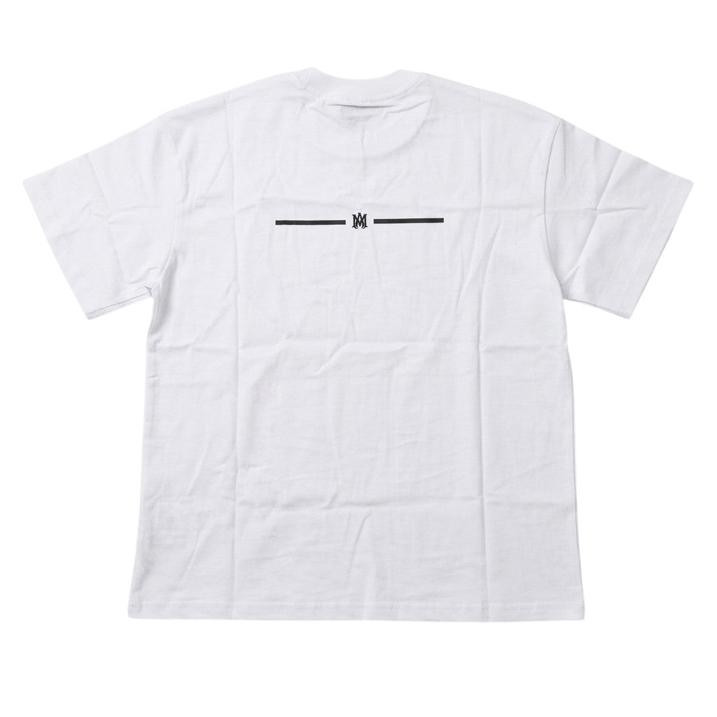 Amiri White Minimalistic Logo White T-shirt