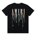 Amiri Paint Drip Core Logo Tee in Black