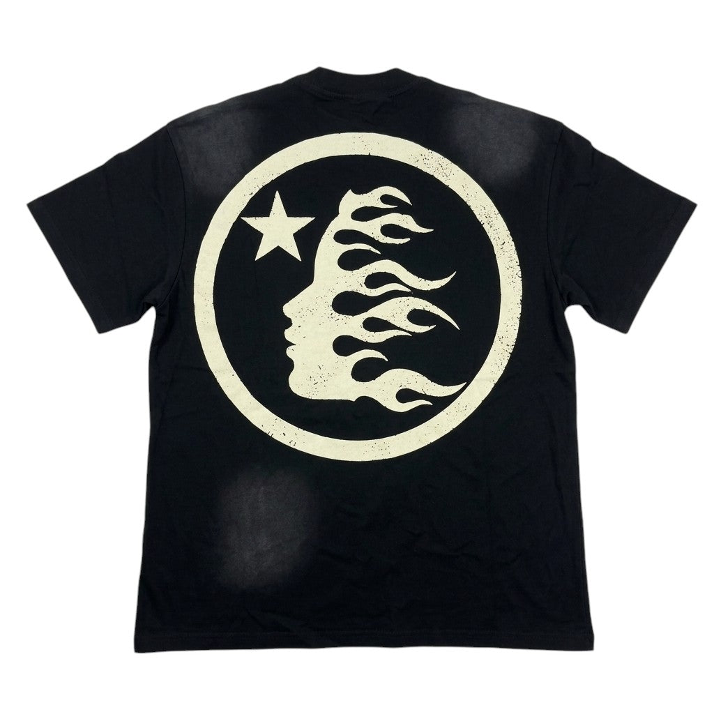 Hellstar Star Logo Black Washed T-shirt