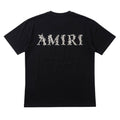 Amiri Black Lotus Logo Black T-shirt