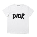 Dior White Graffiti T-shirt
