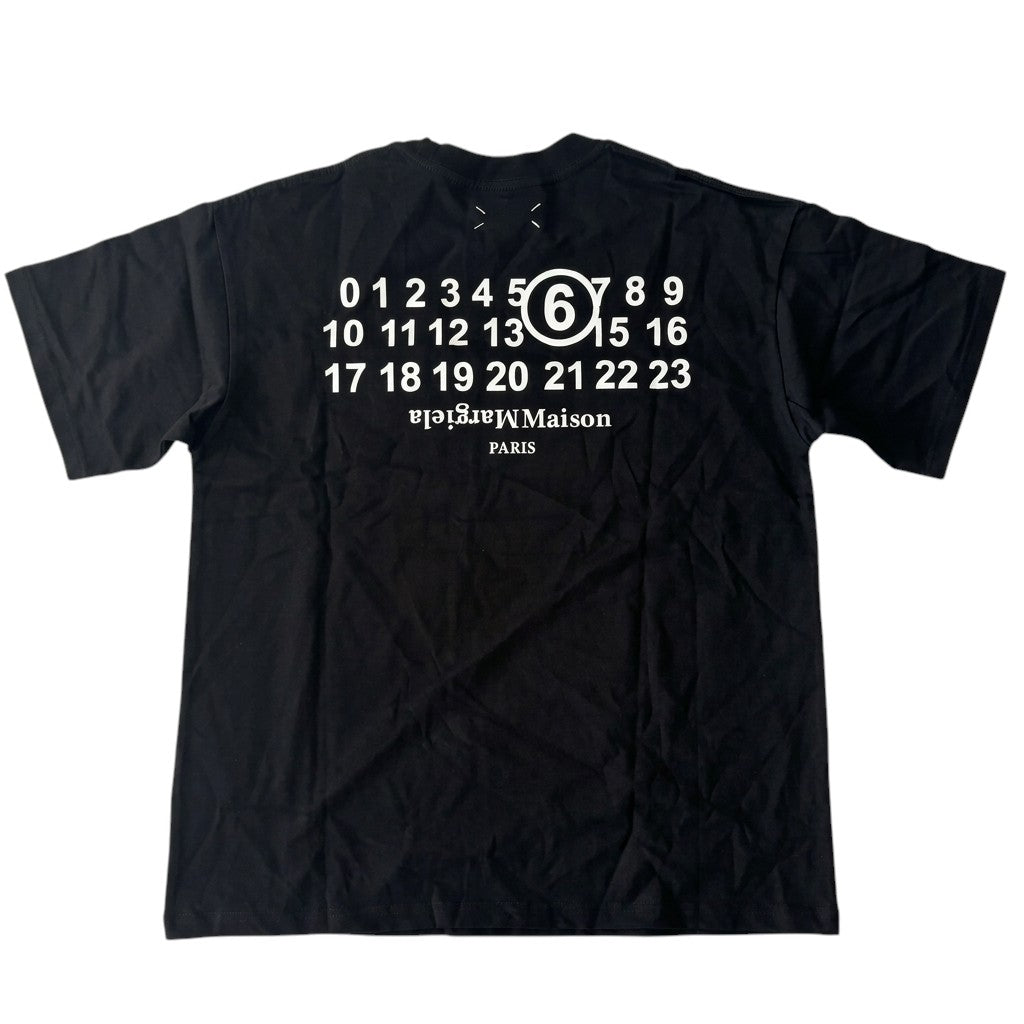 Maison Margiela Back Number ''6'' Black T-shirt
