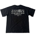 Maison Margiela Back Number ''6'' Black T-shirt