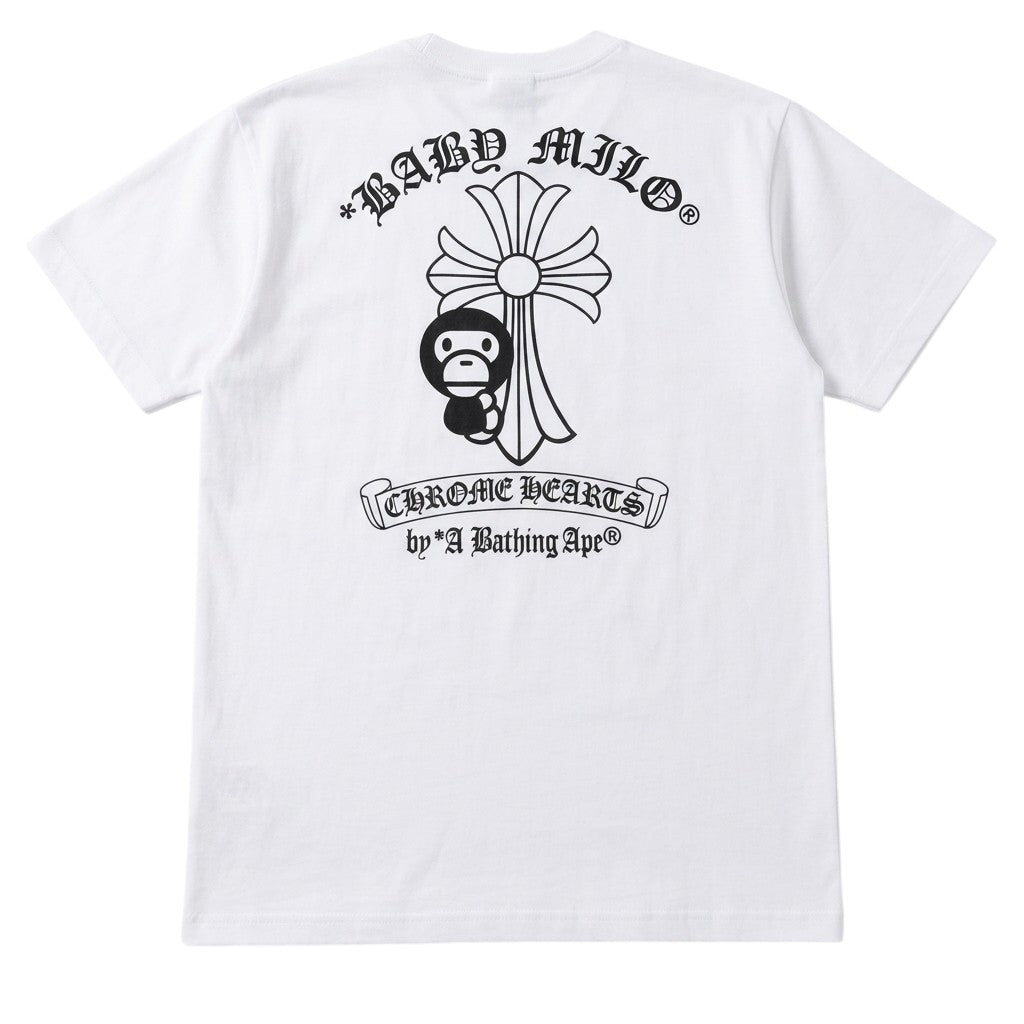 Bape x Chrome Hearts White T-shirt