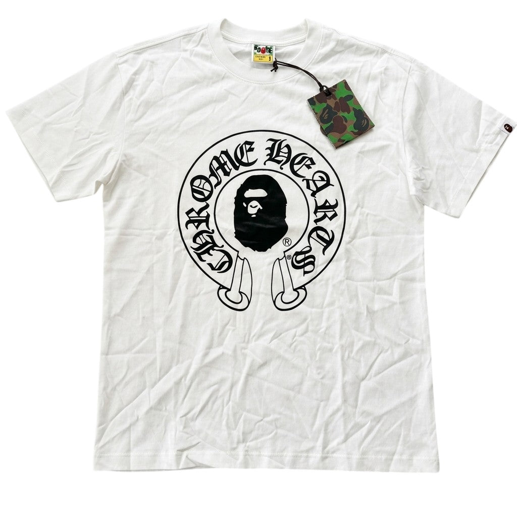 Bape x Chrome Hearts White T-shirt