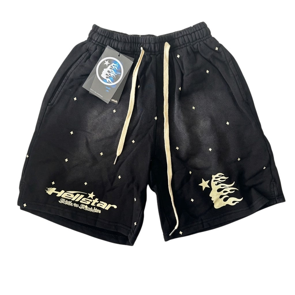 Hellstar Double Logo Washed Shorts