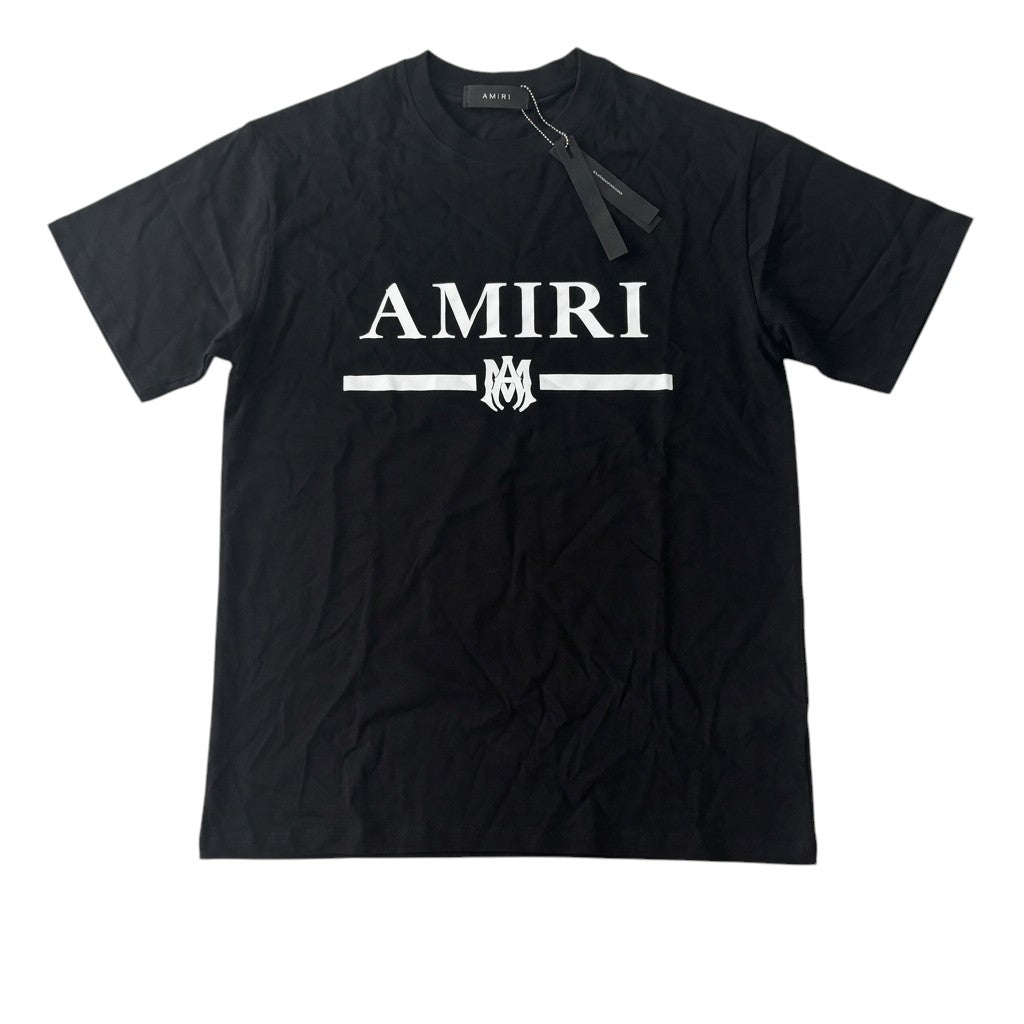 Amiri Black Front Logo T-shirt