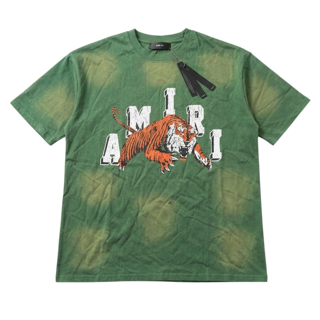 Amiri Tiger Washed Green Limited T-shirt
