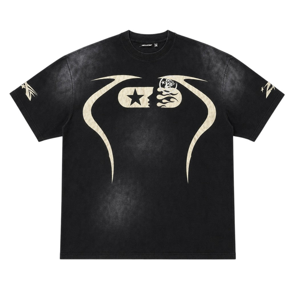 Hellstar Washed Black Number '' 11 '' T-shirt