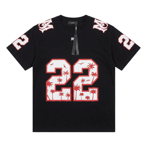 Amiri Number '' 22 '' Heavy Cotton Football Jersey
