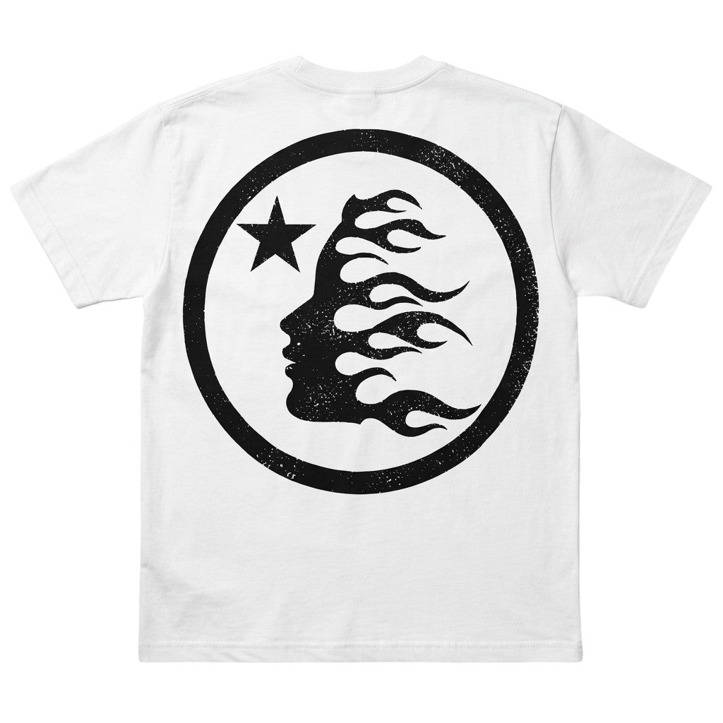 Hellstar White Grain Logo T-shirt