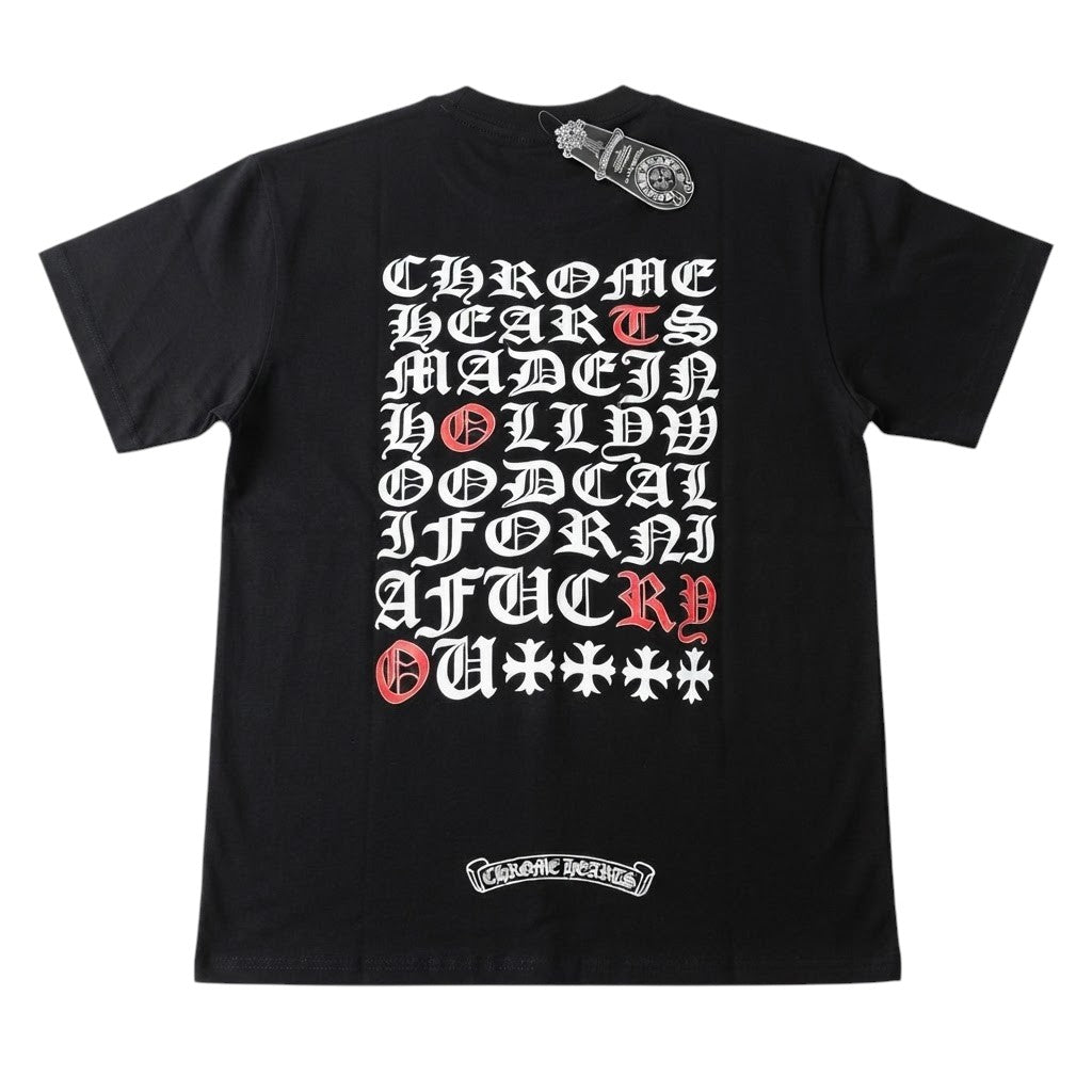 Chrome Hearts Limited Red Letters T-shirt